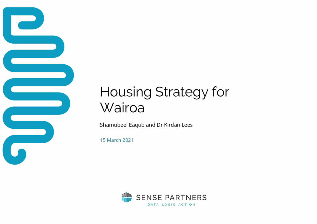Wairoa Housing Strategy Cover